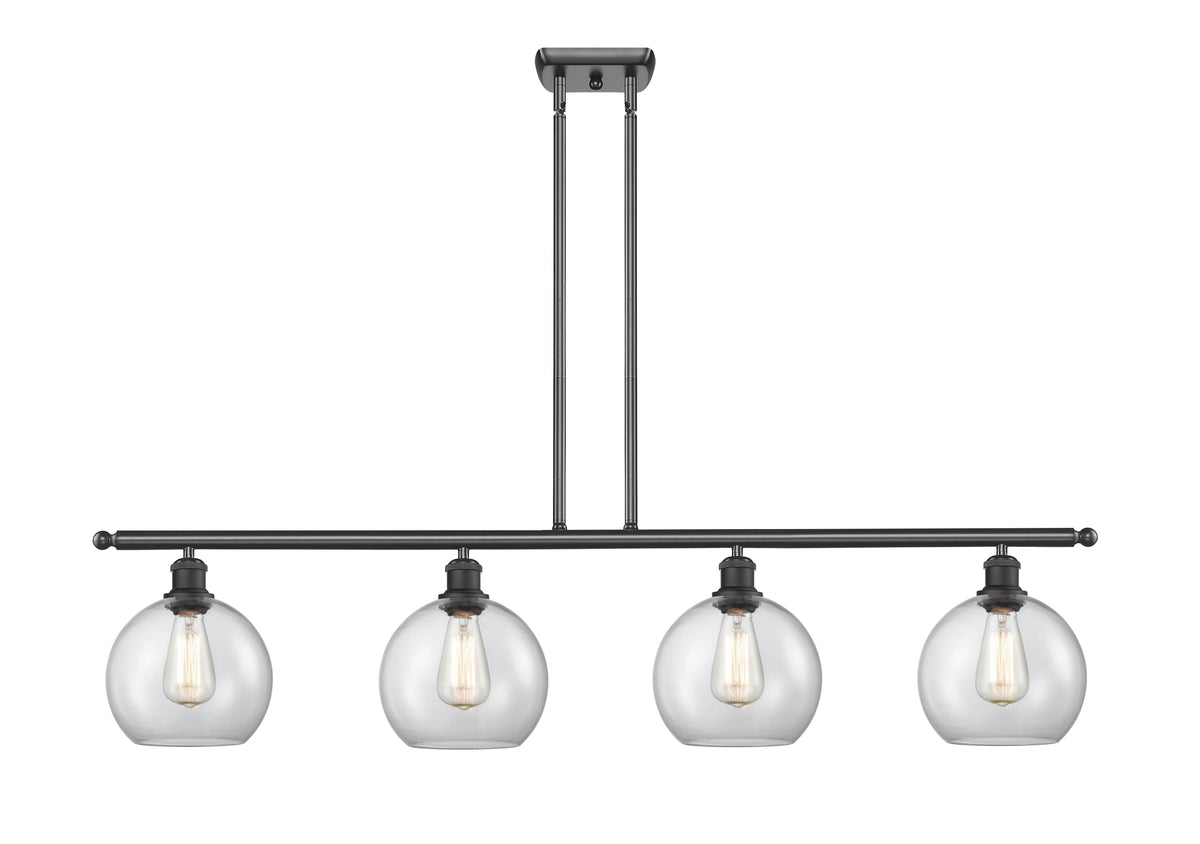Athens 48-Inch 4-Light Stem-Hung Island Light 10.5-Inch High