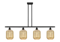 Preston Cylinder 48-Inch 4-Light Stem-Hung Island Light 12.25-Inch High