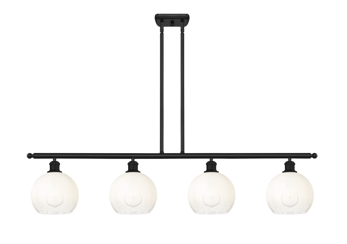 Brookhaven Globe 48-Inch 4-Light Stem-Hung Island Light 10.625-Inch High
