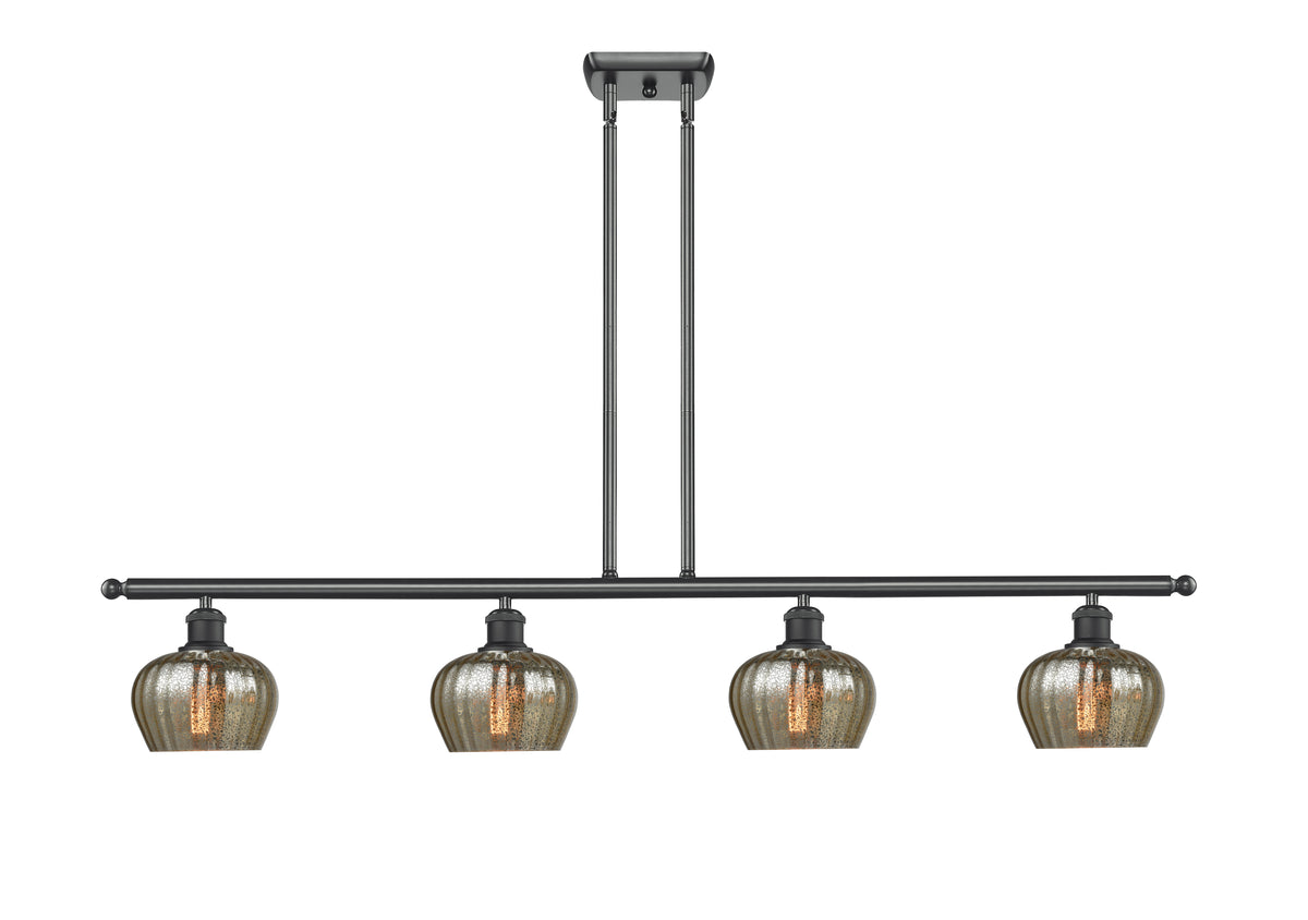 Fenton 48-Inch 4-Light Stem-Hung Island Light with LED Bulbs