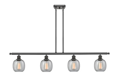 Ballston Island Light Cast Brass Steel Glass