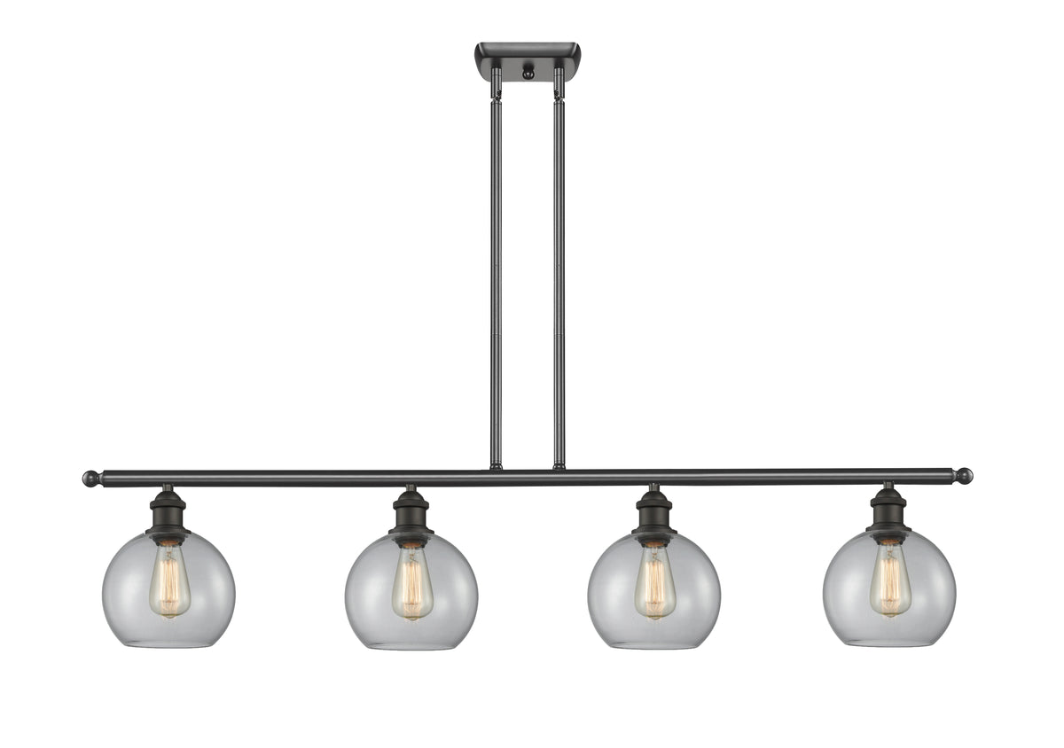 Athens 48-Inch 4-Light Stem-Hung Island Light 10.5-Inch High