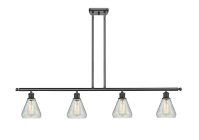 Ballston Island Light Cast Brass Steel Glass