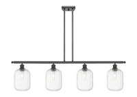 Preston Cylinder 48-Inch 4-Light Stem-Hung Island Light 12.25-Inch High