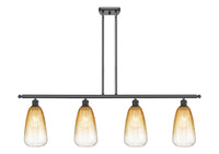 Brookhaven Almond 48-Inch 4-Light Stem-Hung Island Light 13.5-Inch High