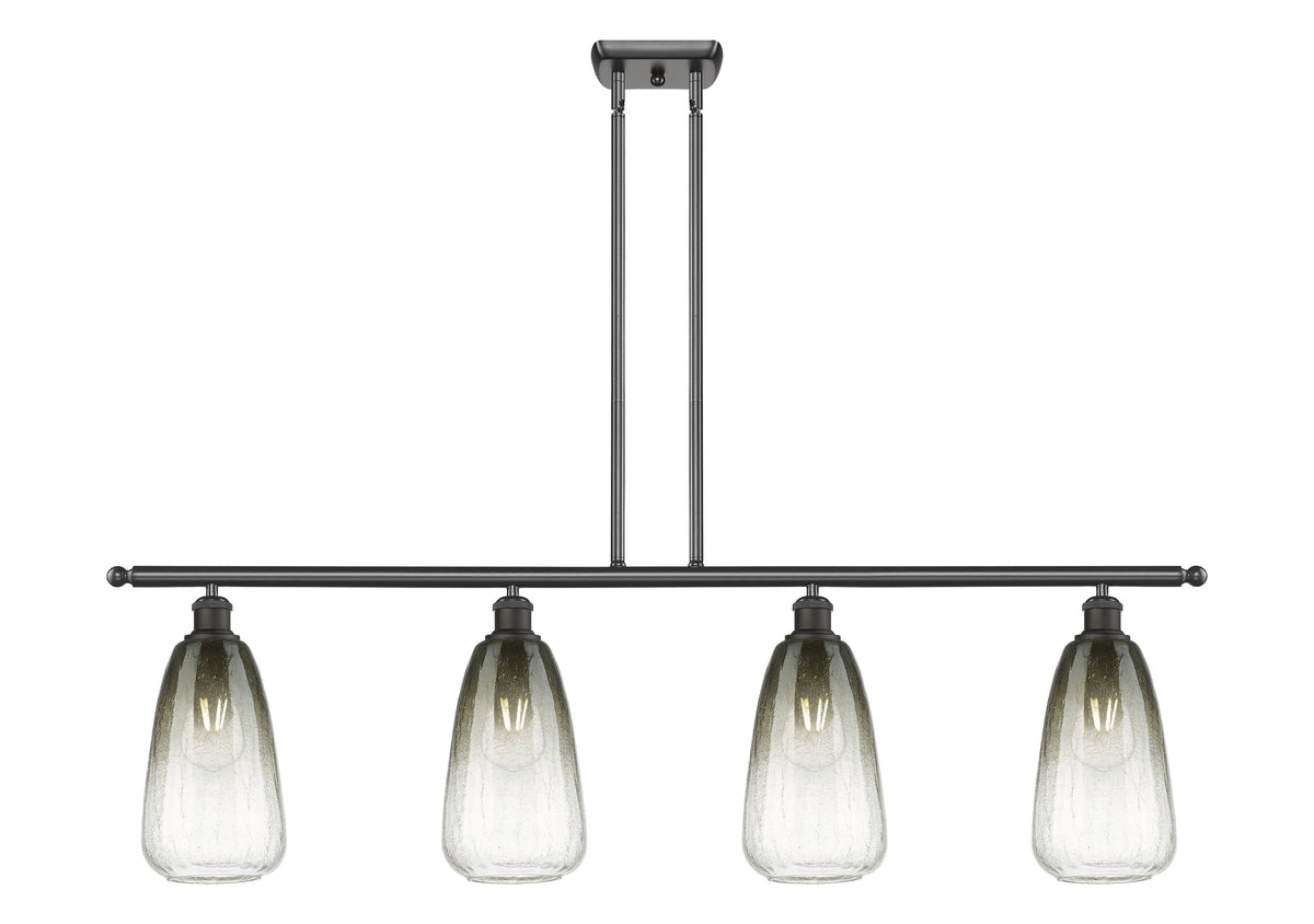 Brookhaven Almond 48-Inch 4-Light Stem-Hung Island Light 13.5-Inch High