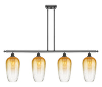Brookhaven Flute 48-Inch 4-Light Stem-Hung Island Light