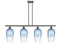 Brookhaven Flute 48-Inch 4-Light Stem-Hung Island Light