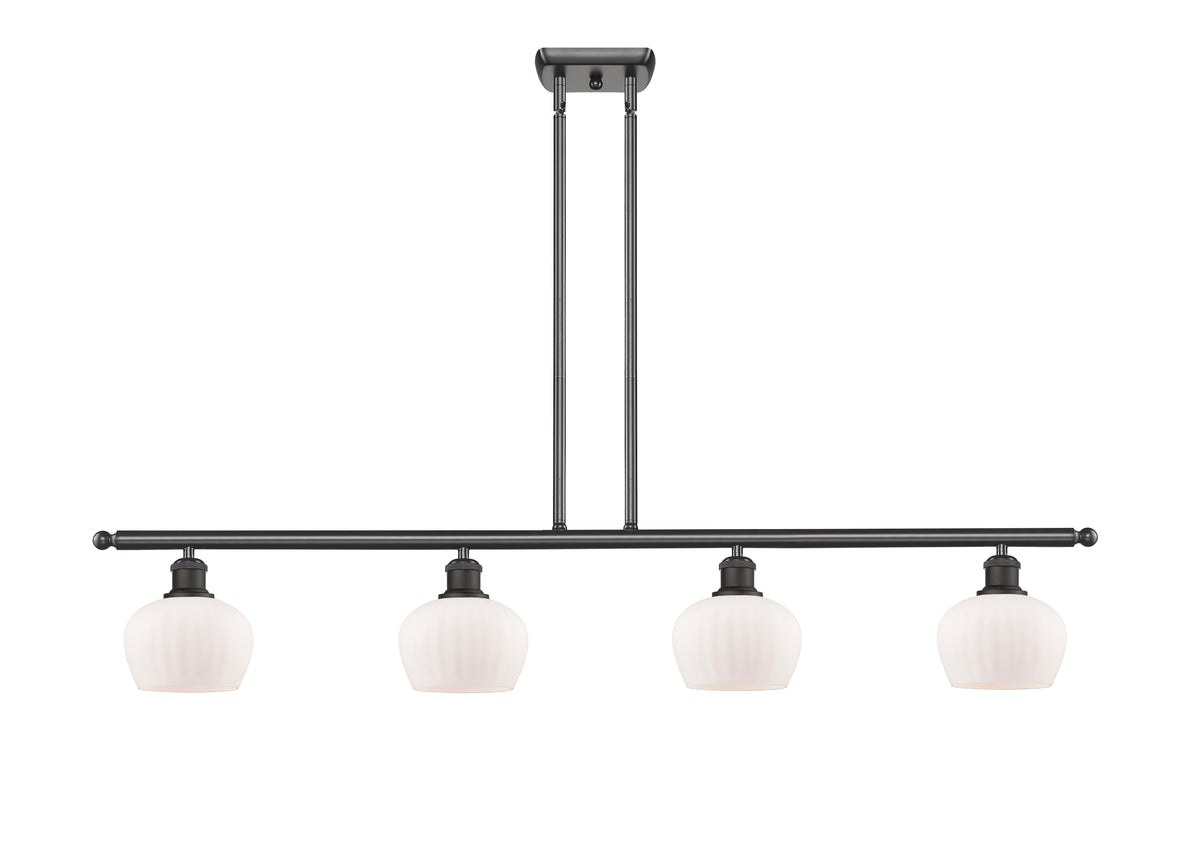 Fenton 48-Inch 4-Light Stem-Hung Island Light with LED Bulbs