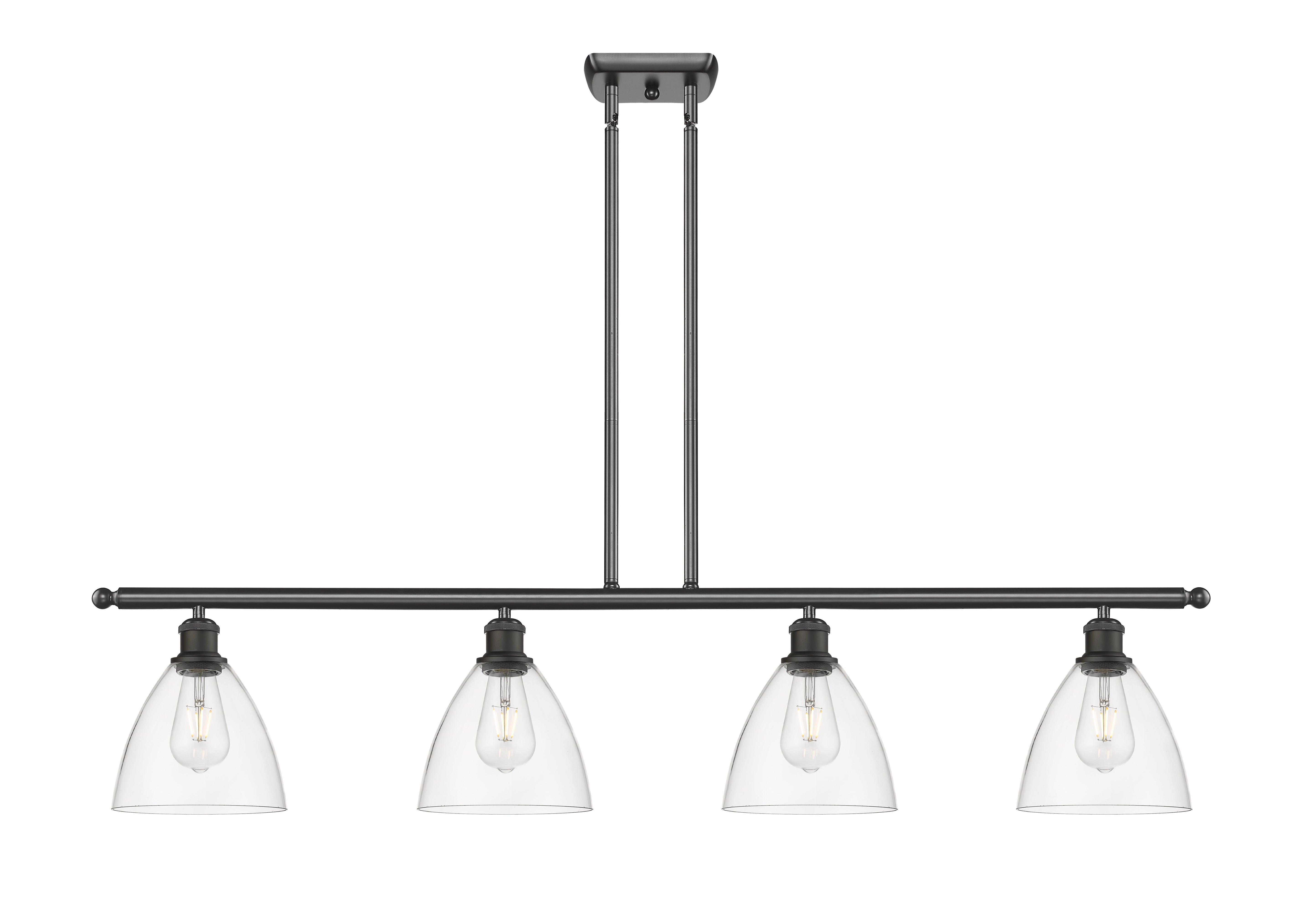 Ballston Island Light Cast Brass Finish