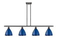Plymouth 48-Inch 4-Light Stem-Hung Island Light with LED Bulbs 10-Inch High