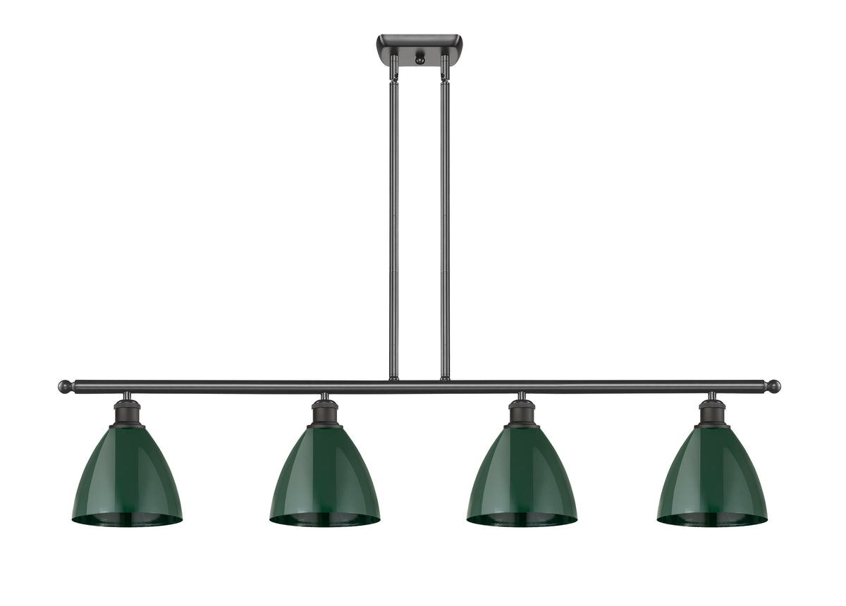 Plymouth 48-Inch 4-Light Stem-Hung Island Light with LED Bulbs 10-Inch High