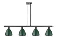 Plymouth 48-Inch 4-Light Stem-Hung Island Light with LED Bulbs 10-Inch High