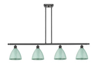 Plymouth 48-Inch 4-Light Stem-Hung Island Light with LED Bulbs 10-Inch High