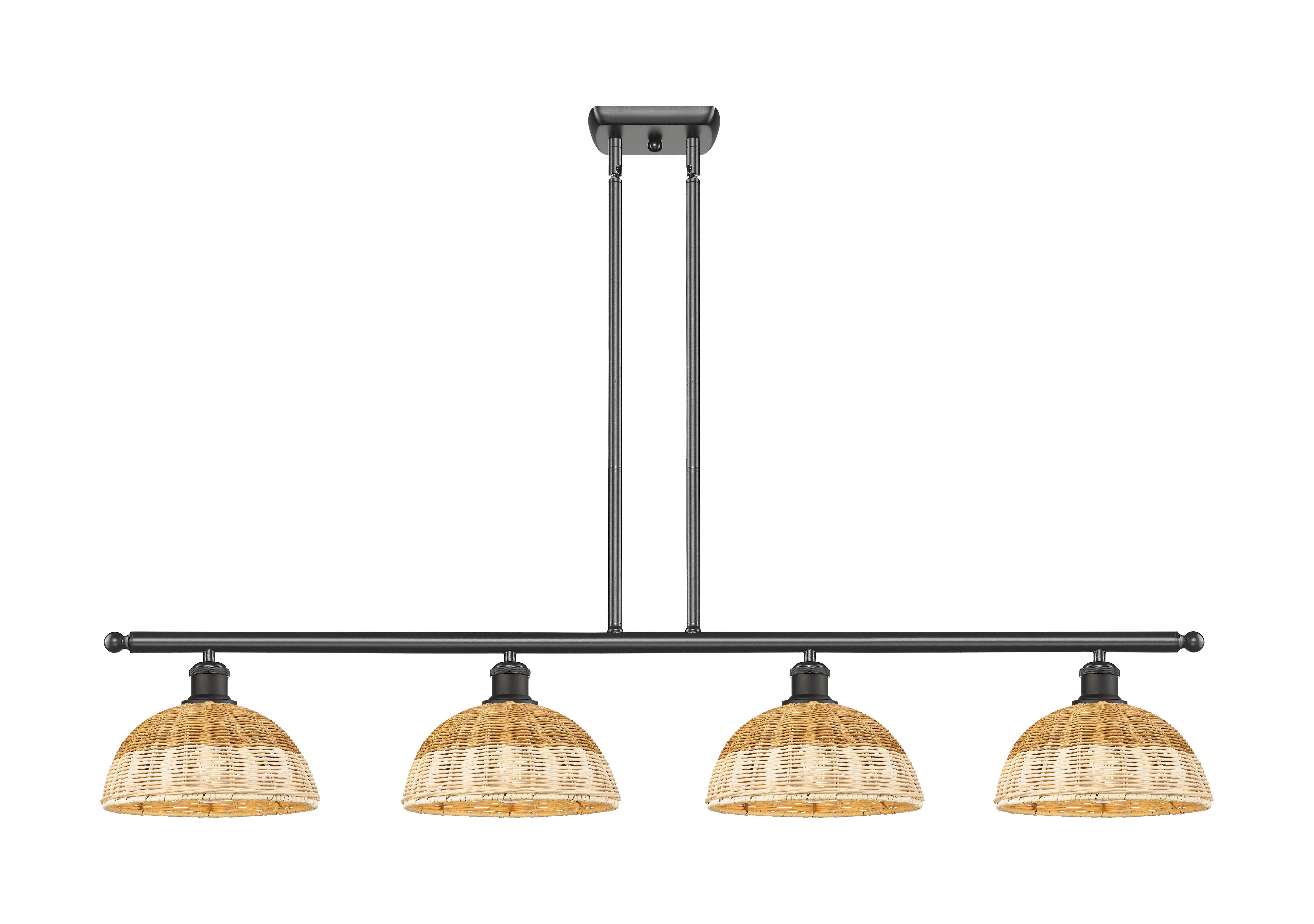 Ballston Island Light Cast Brass Finish