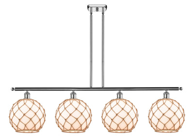 Ballston Island Light Cast Brass Finish