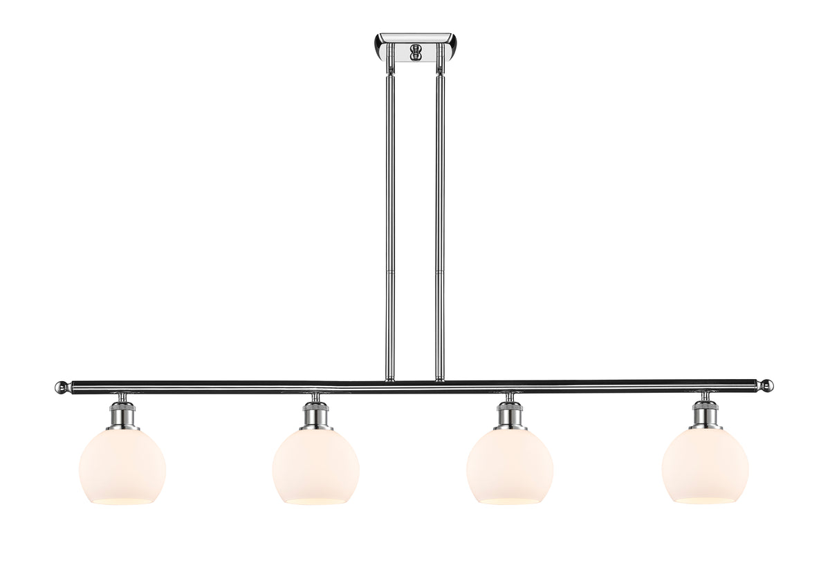 Athens 48-Inch 4-Light Stem-Hung Island Light 8.375-Inch High