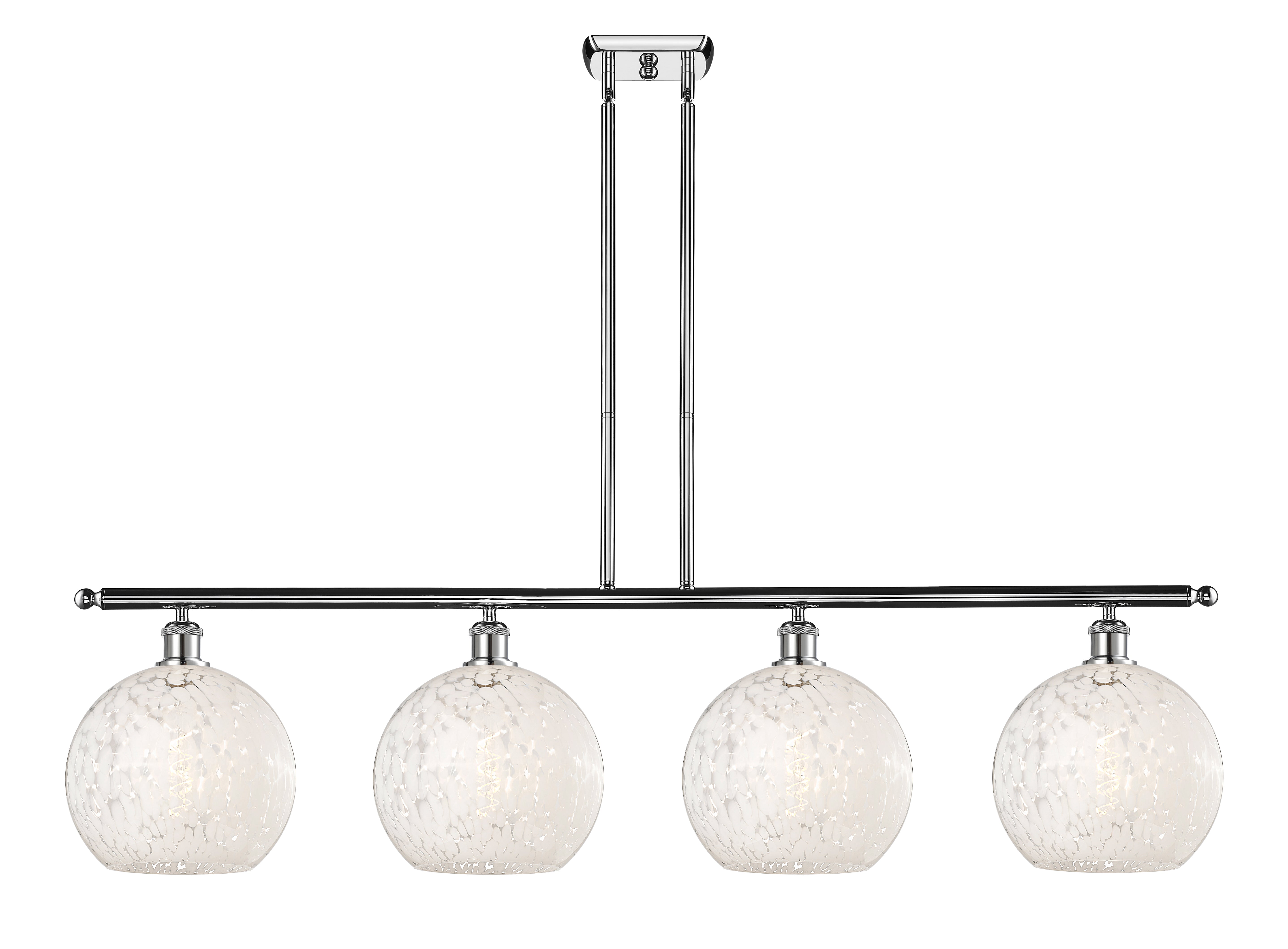 Ballston Island Light Cast Brass Finish