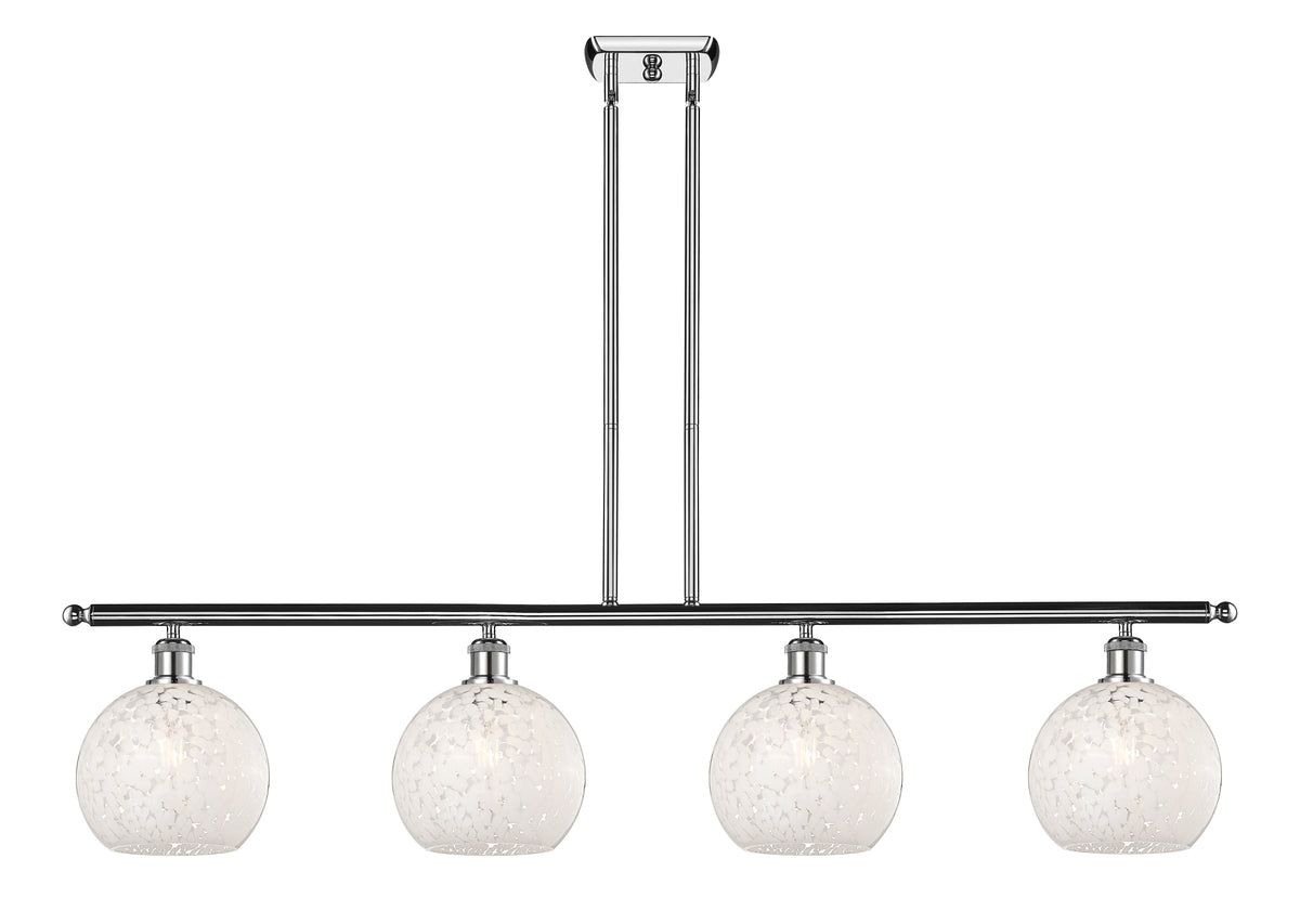 48-Inch 4-Light Stem-Hung Island Light 10.5-Inch High Dimmable