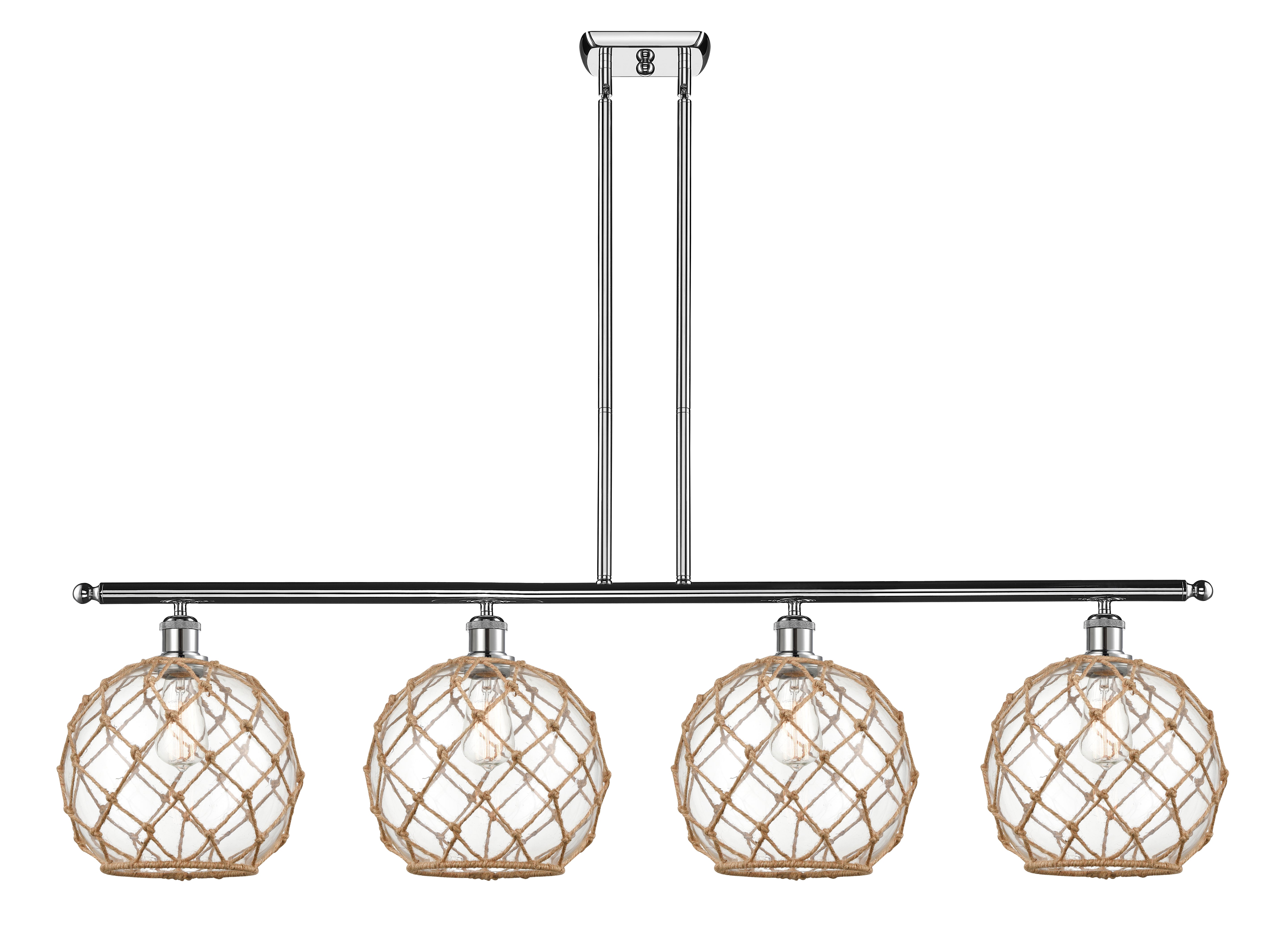 Ballston Island Light Cast Brass Finish