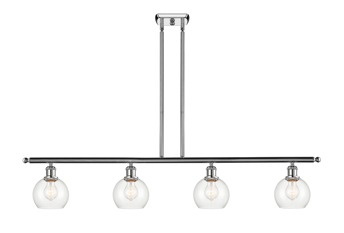 Athens 48-Inch 4-Light Stem-Hung Island Light 8.375-Inch High