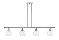 Athens 48-Inch 4-Light Stem-Hung Island Light 8.375-Inch High