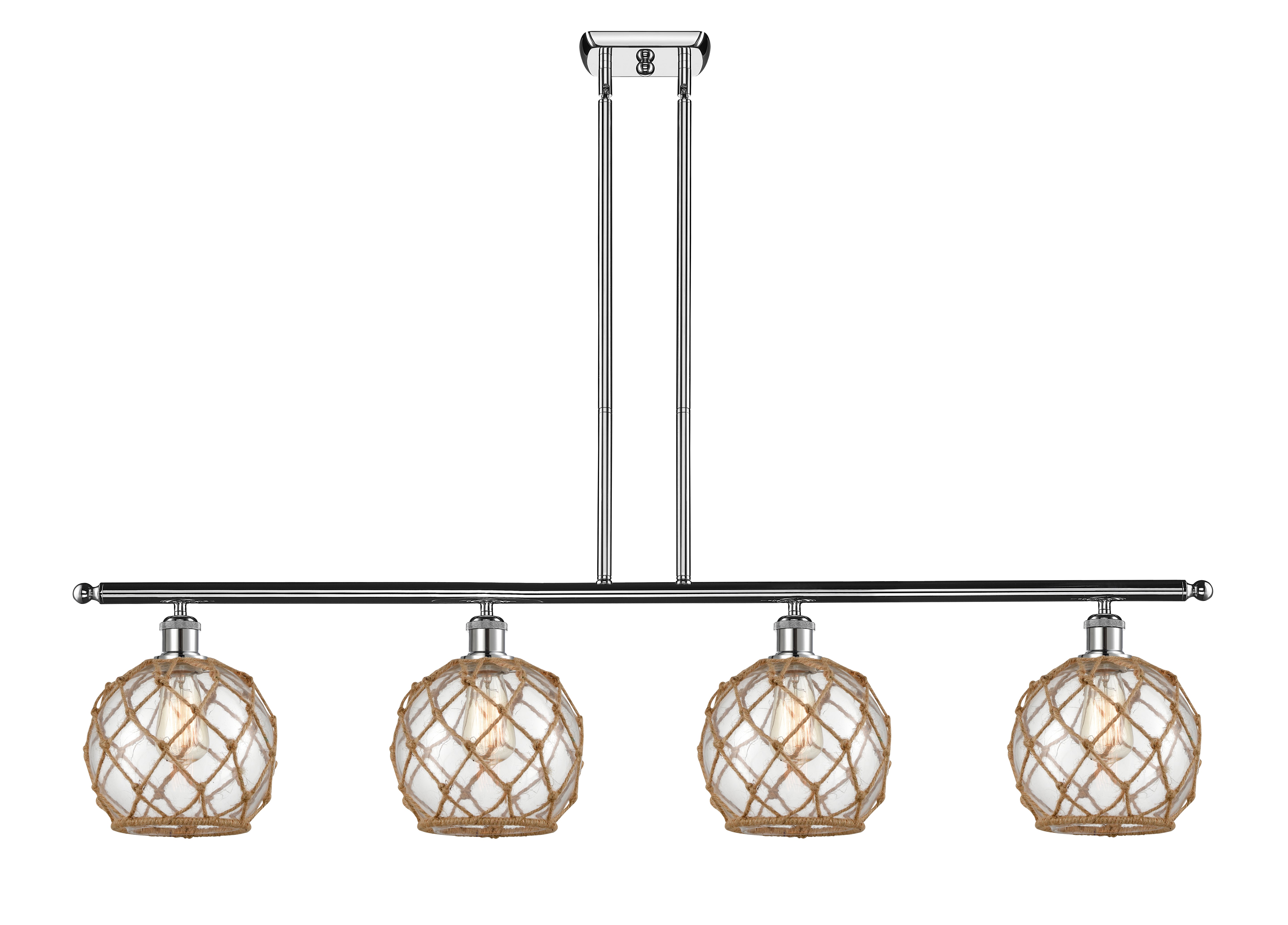 Ballston Island Light Cast Brass Finish