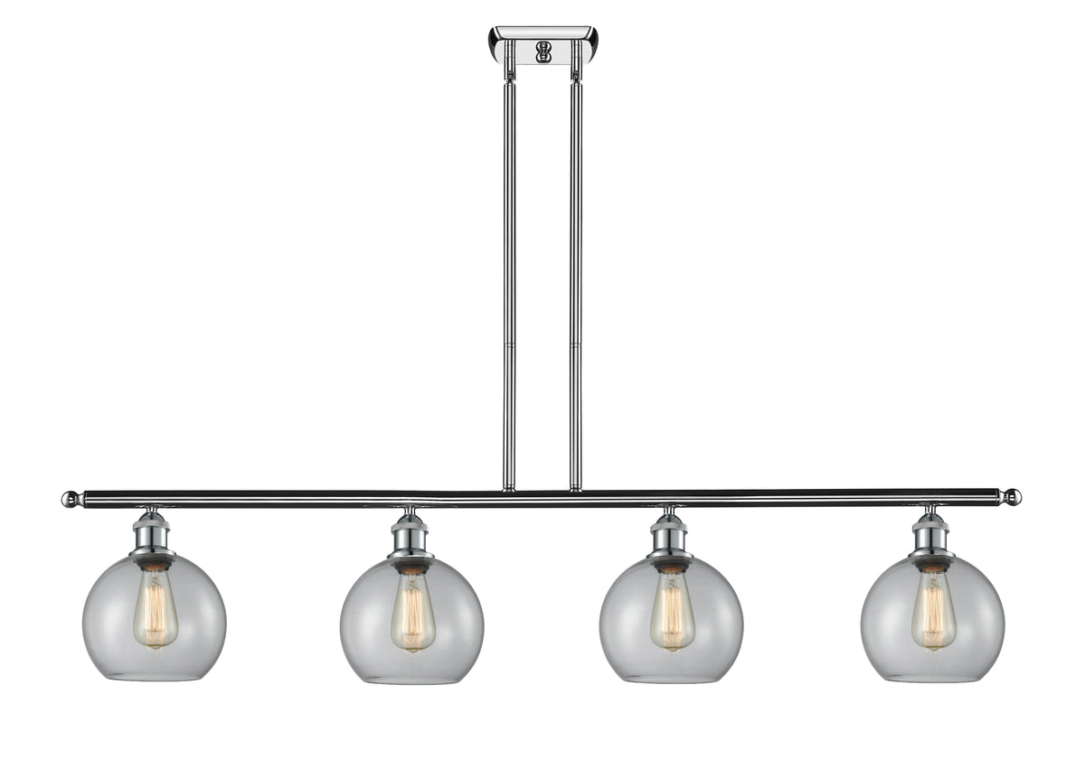 Athens 48-Inch 4-Light Stem-Hung Island Light 10.5-Inch High