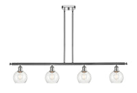 Athens 48-Inch 4-Light Stem-Hung Island Light 8.375-Inch High