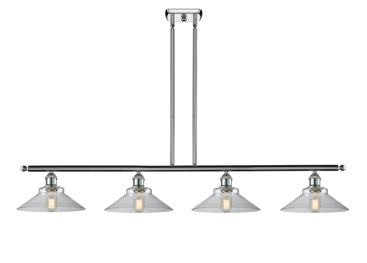 Orwell 48-Inch 4-Light Stem-Hung Island Light with LED Bulbs