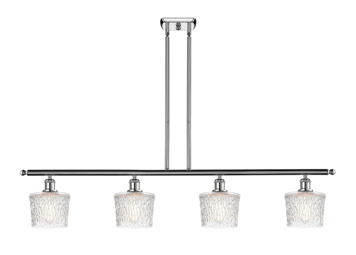 Niagara 48-Inch 4-Light Stem-Hung Island Light with LED Bulbs