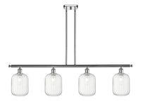 Preston Cylinder 48-Inch 4-Light Stem-Hung Island Light 12.25-Inch High