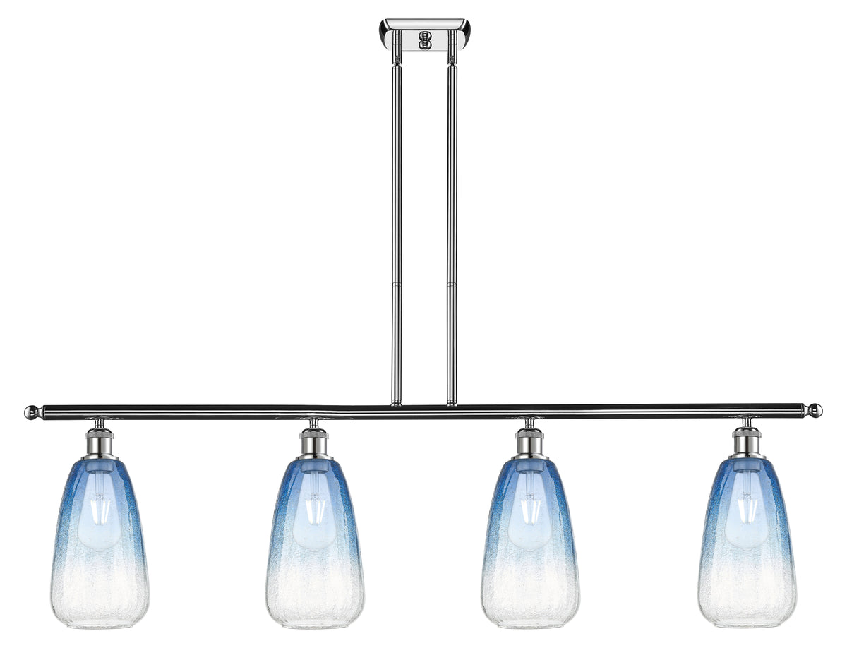 Brookhaven Almond 48-Inch 4-Light Stem-Hung Island Light 13.5-Inch High