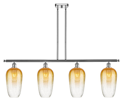 Ballston Island Light Cast Brass Glass Steel