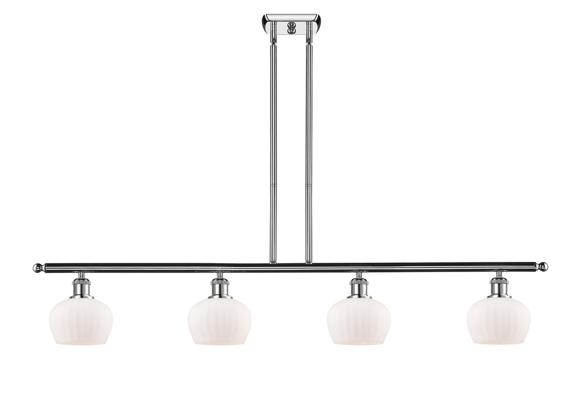 Fenton 48-Inch 4-Light Stem-Hung Island Light with LED Bulbs