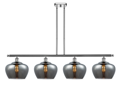 Ballston Island Light Cast Brass Glass Steel