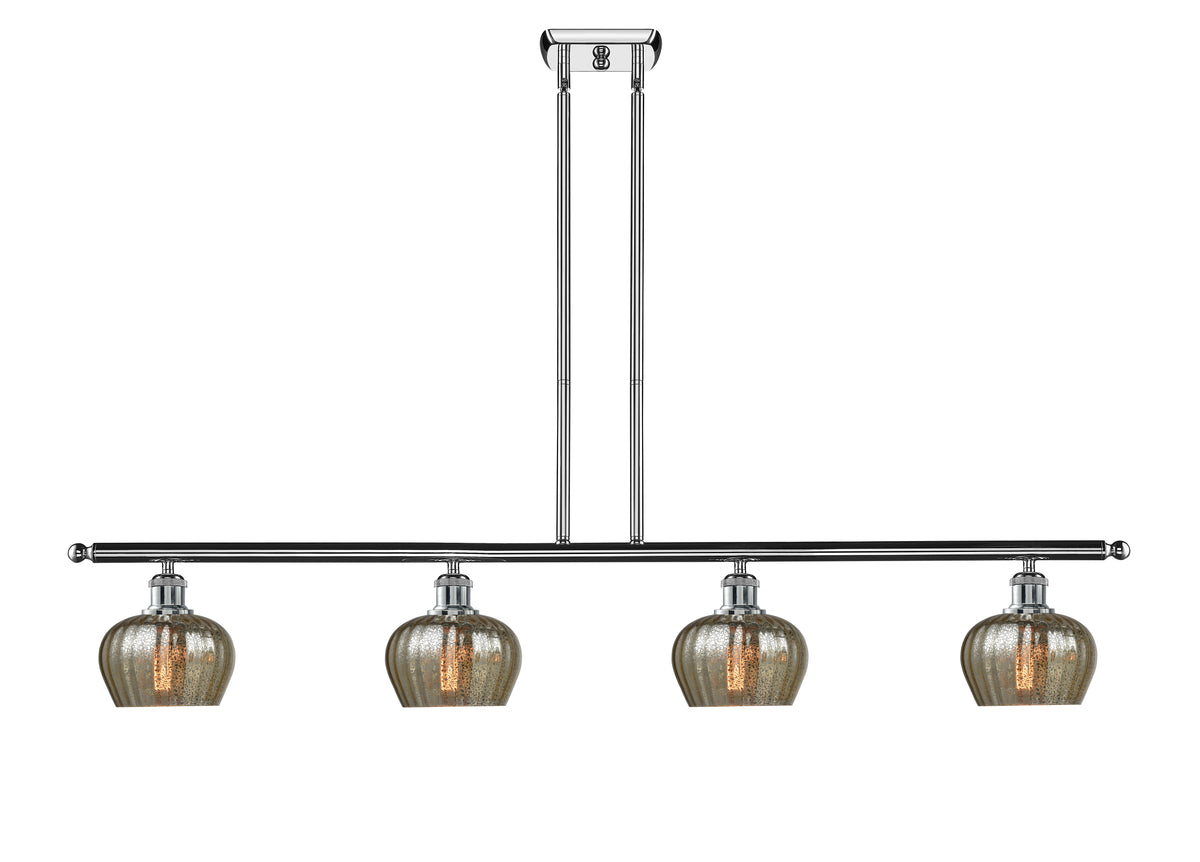 Fenton 48-Inch 4-Light Stem-Hung Island Light with LED Bulbs