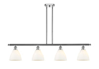 Bristol 48-Inch 4-Light Stem-Hung Island Light Dome Shade 10-Inch High