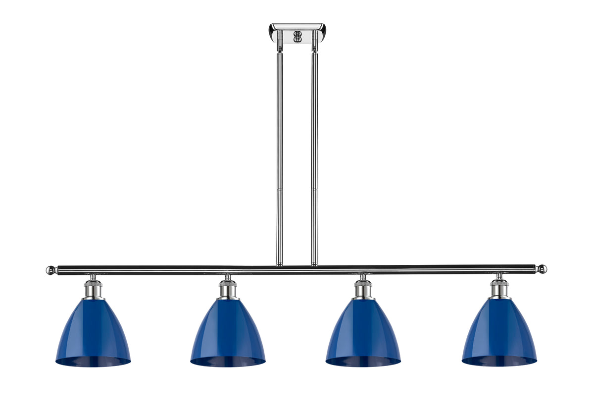 Plymouth 48-Inch 4-Light Stem-Hung Island Light with LED Bulbs 10-Inch High
