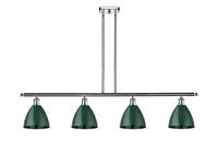 Plymouth 48-Inch 4-Light Stem-Hung Island Light with LED Bulbs 10-Inch High