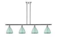 Plymouth 48-Inch 4-Light Stem-Hung Island Light with LED Bulbs 10-Inch High