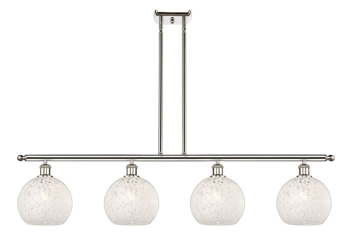 48-Inch 4-Light Stem-Hung Island Light 10.5-Inch High Dimmable