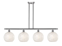 48-Inch 4-Light Stem-Hung Island Light 12.25-Inch High Sloped-Ceiling Compatible