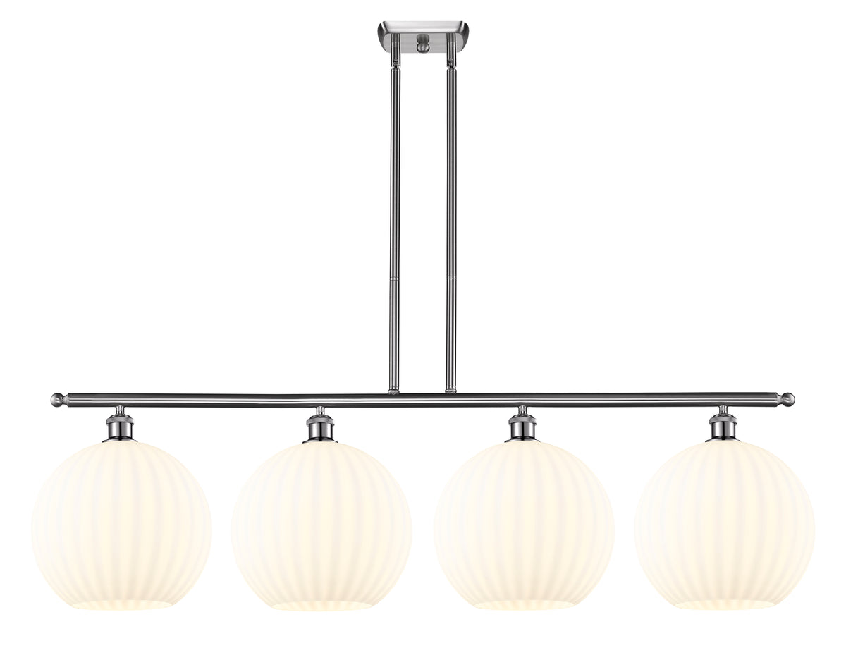 50-Inch 4-Light Stem-Hung Island Light 14-Inch High