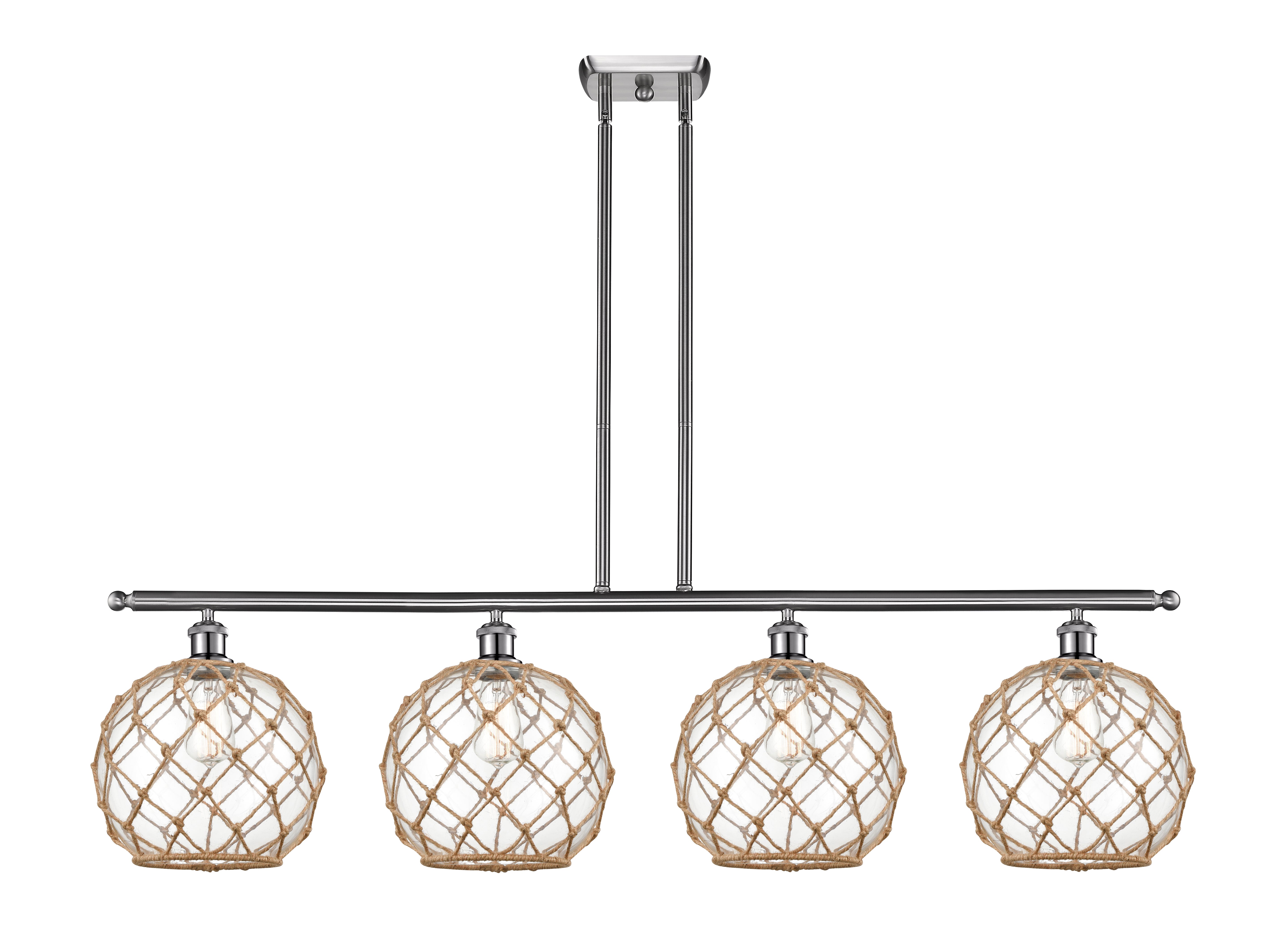 Ballston Island Light Cast Brass Finish