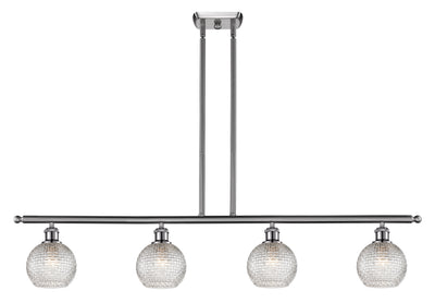 Ballston Island Light Cast Brass Steel Glass