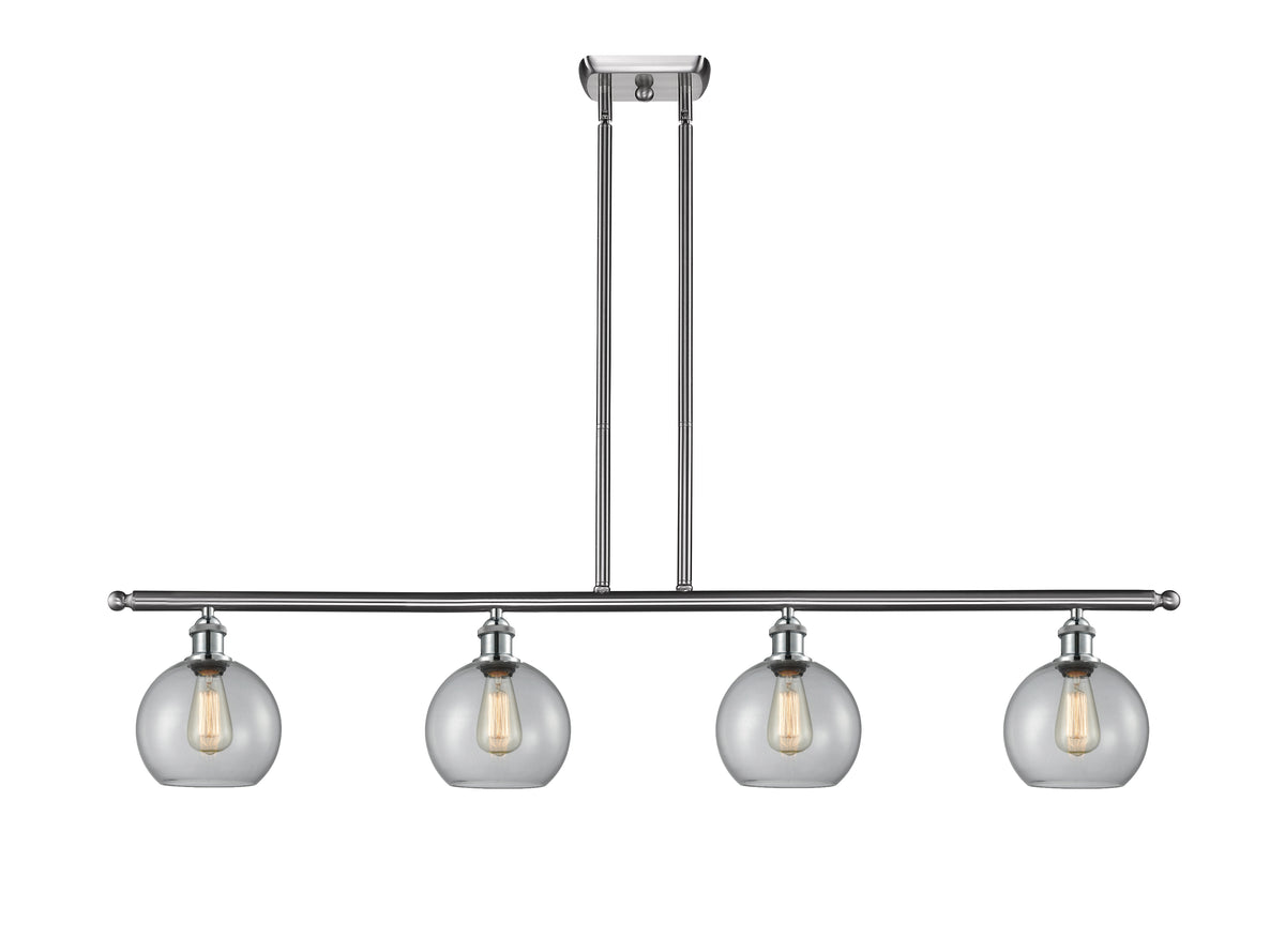 Athens 48-Inch 4-Light Stem-Hung Island Light 10.5-Inch High