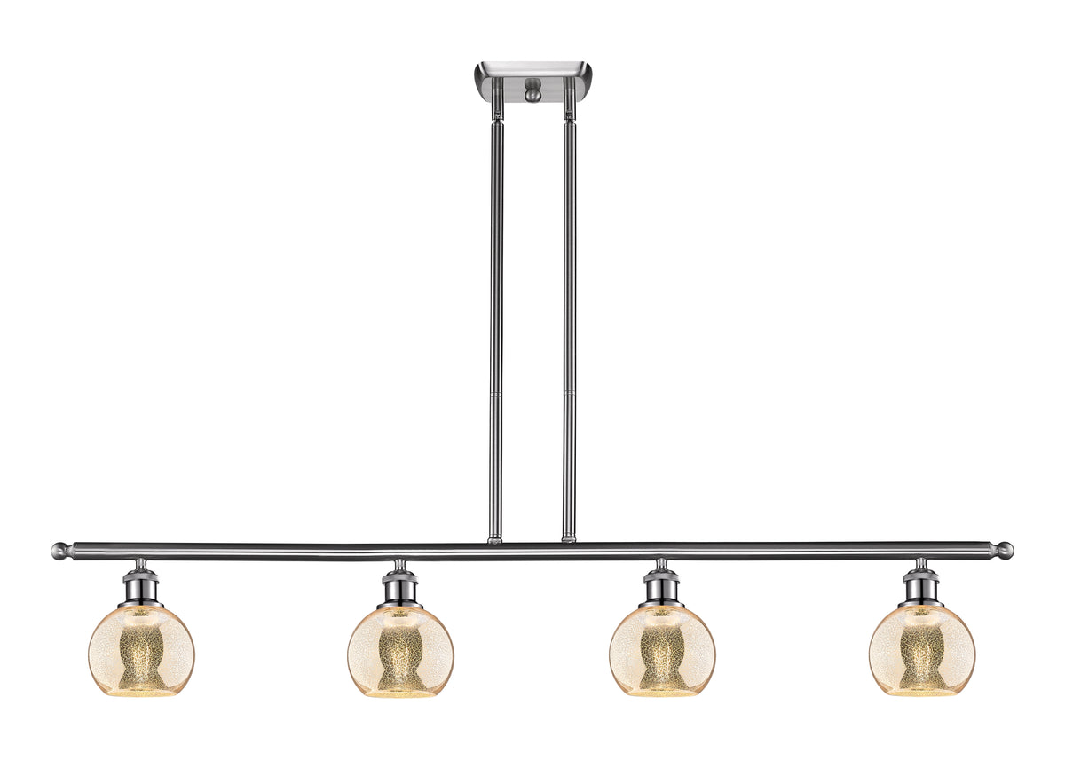 Athens 48-Inch 4-Light Stem-Hung Island Light 8.375-Inch High