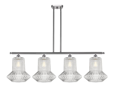 Ballston Island Light Cast Brass Glass
