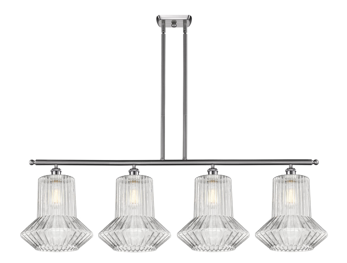Springwater 50-Inch 4-Light Stem-Hung Island Light with LED Bulbs